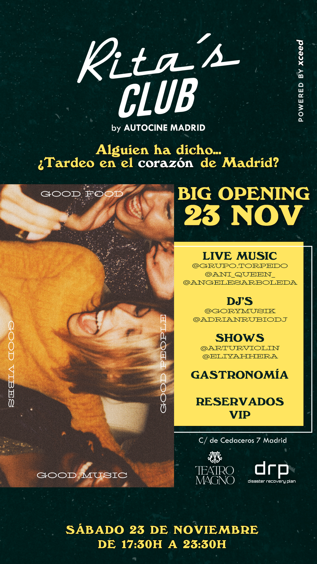 RITA'S CLUB - 23 NOVIEMBRE