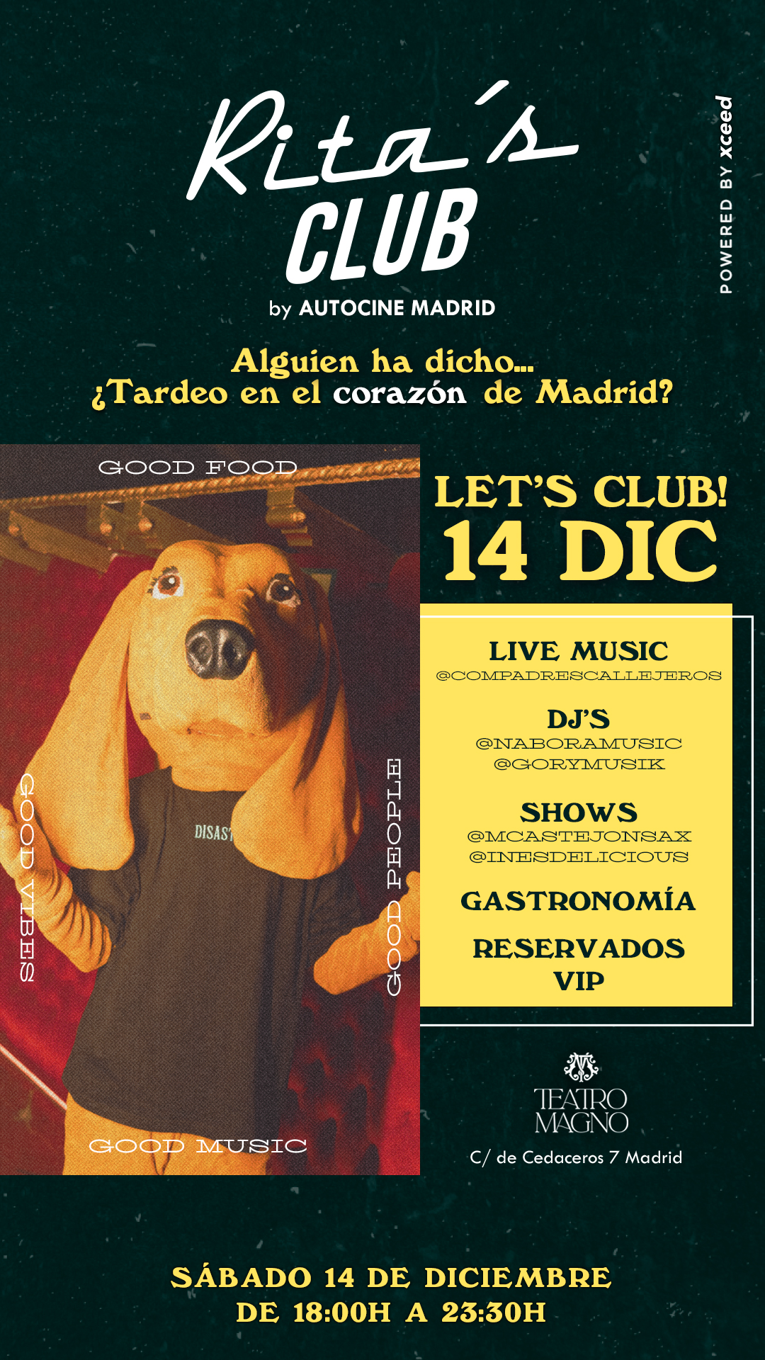 RITA'S CLUB - 14 DICIEMBRE